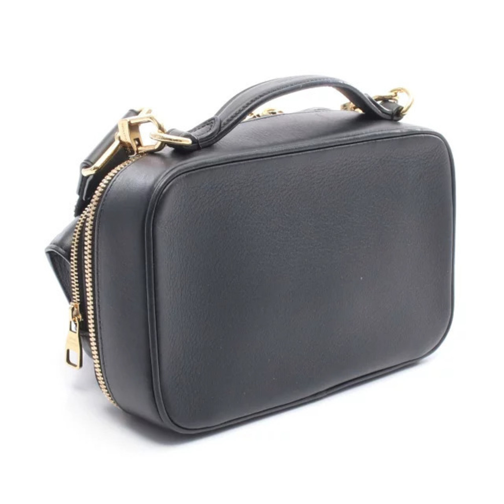 Louis Vuitton Leather Utility Crossbody Shoulder Black Bag